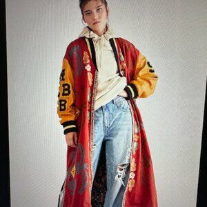 Free People Meadow Varsity Bomber Jacket